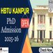 HBTU Kanpur Begins PhD Admissions for Winter Session 2025–26; Apply Online Till December 25